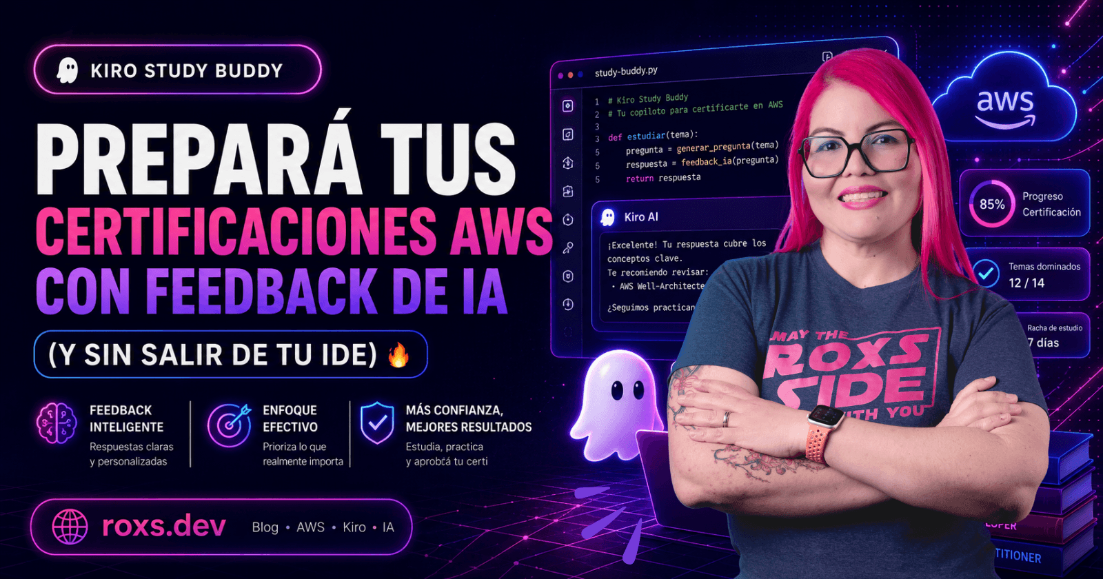 Kiro Study Buddy: prepará tus certificaciones AWS con feedback de IA (y sin salir de tu IDE) 🔥